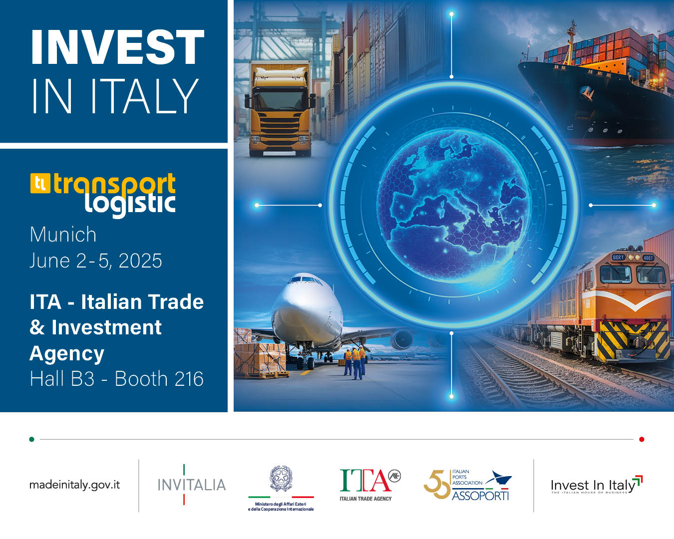 Meet Italy at Transport Logistic 2025