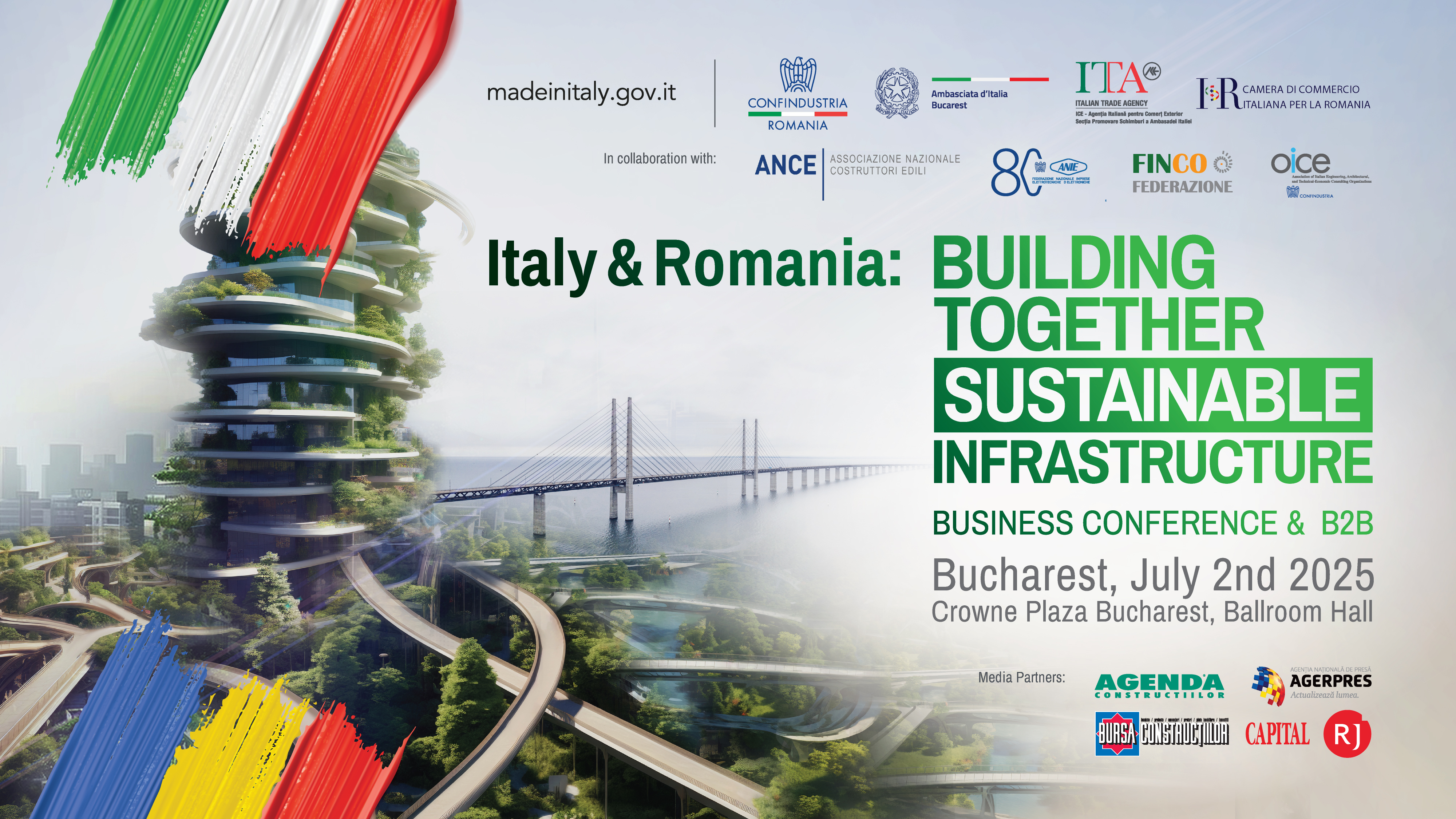 Italy & Romania: Building Together Sustainable Infrastructure