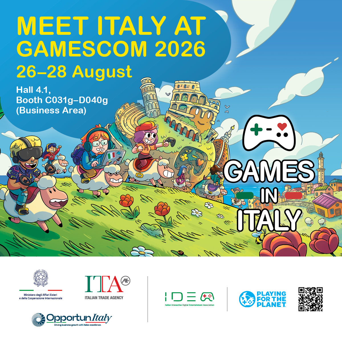 Italy at Gamescom 2026