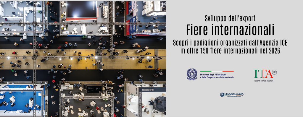 Partecipa alle fiere internazionali con l'ICE!