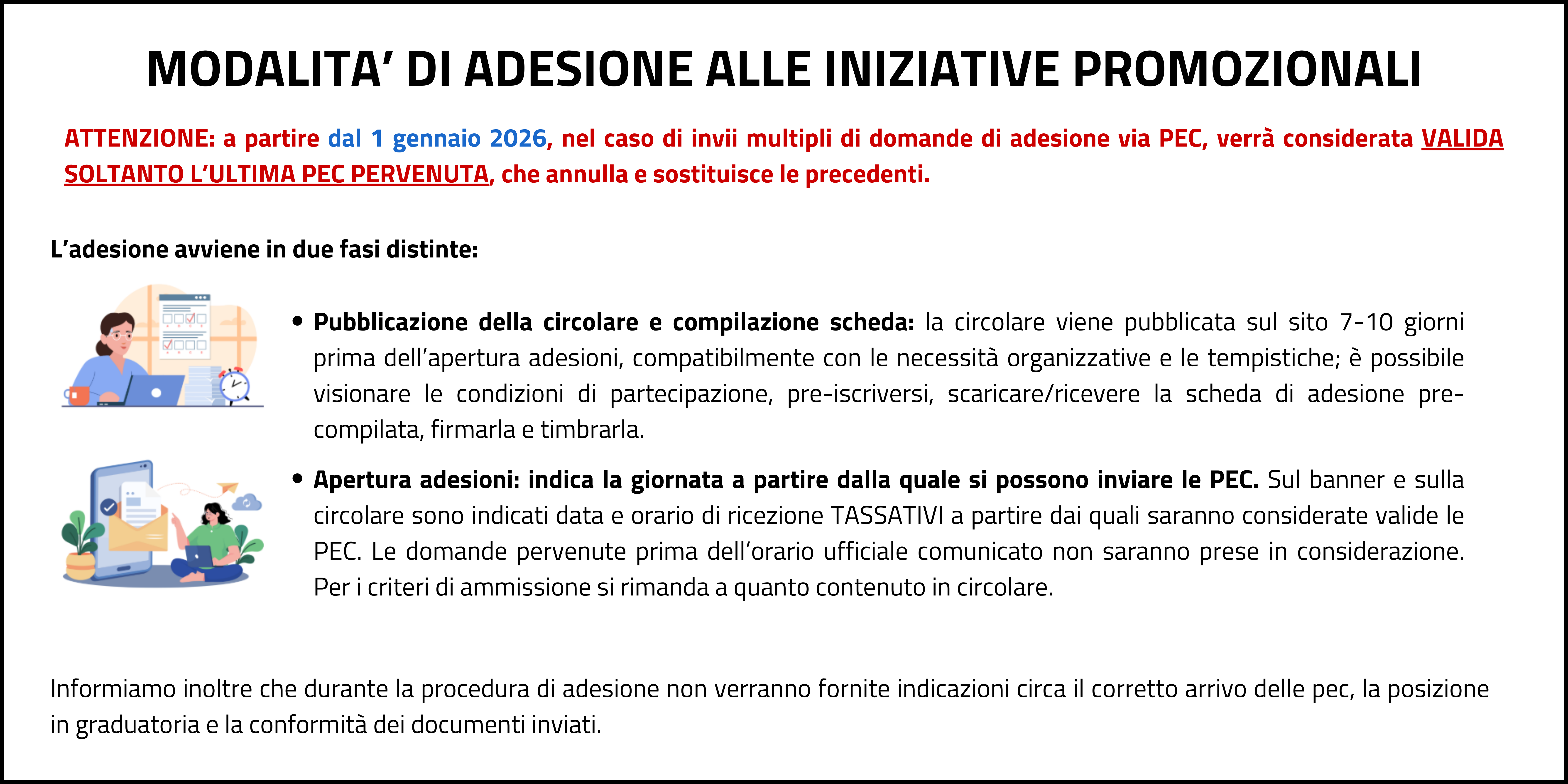 banner modalità di adesione